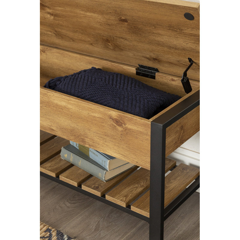 Red Barrel Studio® Ochlocknee Flip Top Storage Bench & Reviews Wayfair